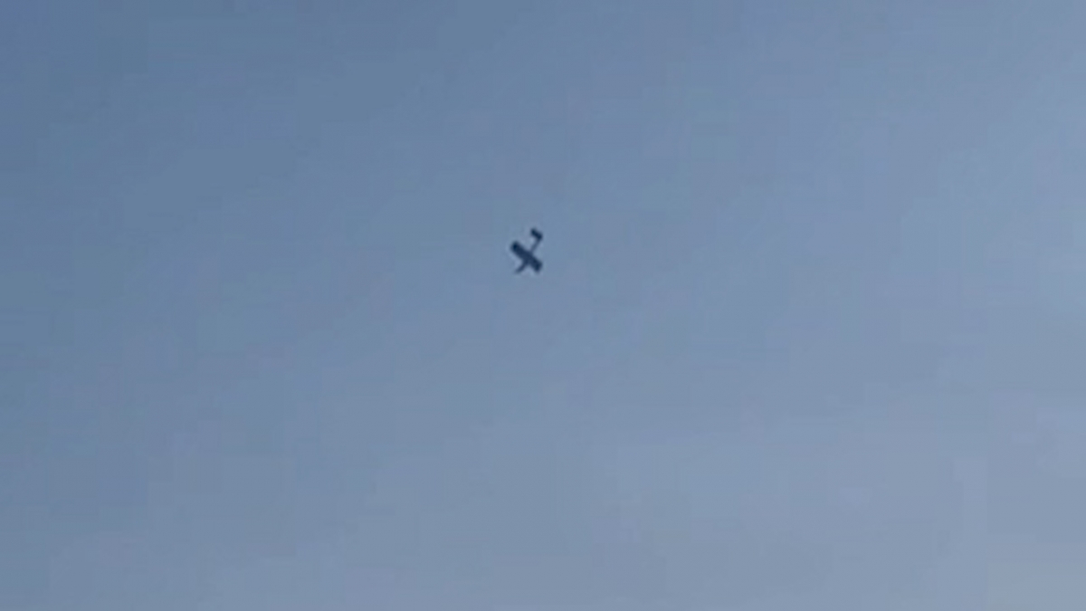 Khoảnh khắc UAV Ukraine mất kiểm soát, lao thẳng xuống hồ nước và phát nổ